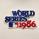 1986 World Series  mets  Vintage Embroidered Iron-on Mlb Commemorative Patch