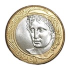 2003 Brazil 1 Real Bimetallic Lovely Unc Coin Km 652a
