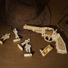 Rokr 3d Wooden Puzzle Pistol Gun Toy Diy Model Xmas Gift For Teens Adults Boys