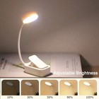 Flexible Rechargeable Led Book Light With 3 Light Modes Easy Clip Reading Lamp