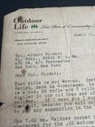1945 Jack O Connor Signed Outdoor Life Letter Wwii Walther Pistol Danish Krag