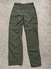 Boy Scout Pants Mens Size Large  34x36  Long Dark Olive Switchback Cargo Pants
