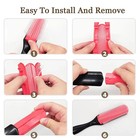 9-rows Detangling Hair Brush Denman Detangler Hairbrush Scalp Massager Straight