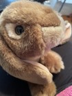 Vtg Animal Alley Snuggly Plush Bunny Rabbit Lop Ear Tan Brown Toys R Us 13  Euc
