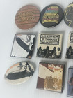 Vintage Led Zeppelin Rolling Stones Buttons Pin Lot Of  15 Cool Items Preowned