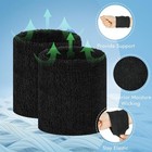 8 Pcs Sports Wrist Sweat Bands For Men   Women Absorbent Wrist Sweatbands Tennis