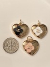 Lot Of 3 Chanel Zipper Pull Button Charms