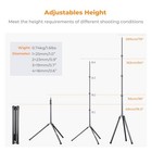 79 Inch 2 01m Light Stand  Studio Photography Tripod  Heavy Duty 2-pack-basics
