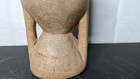 Antique Carved Wood Primitive Early Mortar   Pestle Antique Apothecary