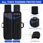 Pool Cue Case 4x5  Pool Stick Carrying Case Holds 4 Butts And 5 Shafts 