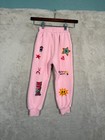 Lola   The Boys Brand Kids Girl s Pink Sweatpants Size 6 Stickers
