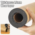 Yellow Wood Grain Floor Stickers Waterproof Self-adhesive For Kitchen Bedroom