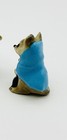 Vintage Hagen Renaker Country Mouse Blue Shawl Cape Miniature Ceramic Figurine