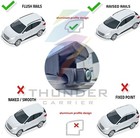 Open Box For Audi Q5 2009-2022 Roof Rack Cross Bars Luggage Carrier Silver Set