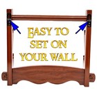 Medieval 2 Tier Sword Holder Wall Mount Katana Display Stand Samurai Sword Rack
