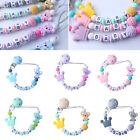 Silicone Dummy Clips Pacifier Holder Soother Chain Baby Shower Gift