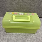 2001 Sanrio Hello Kitty Plastic Carrying Case  rare  vintage 