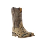 Tin Haul Hairston Buffalo Sole Mens Brown Leather Cowboy Western Boots