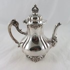 Knickerbocker Silver Co  Art Nouveau Style Coffee Creamer Sugar Teapot Set Of 4