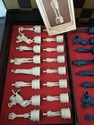Vintage 1966 Napoleon Bonaparte Classic Games Company Collectors Chess Set Unuse