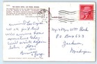 1956 Las Vegas Nevada Postcard Dunes Hotel Miracle Of Desert Entrance Building