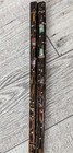 Wakasa Nuri Japanese Lacquered Inlaid Mother   of Pearl Black Chopsticks 9 
