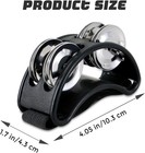 Foot Tambourine Percussion Musical Instrument Foot Percussion With Steel Jingle 