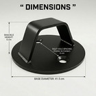 Motorcycle Ground Anchor Steel Floor Wall Motorbike  Scooter Security Anchor