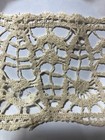 Antique French Lace Wide Bobbin Lace Soft 9cm X 230cm Vintage Decor