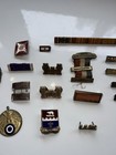 Junk Drawer Lot Of Vtg  Odds   Ends Military Pins  Collectibles And More