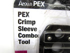Apollo Pex 69ptkh0014ss 1 2 In  And 3 4 In  Crimp Sleeve Combo Tool - No Gauge