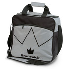 Brunswick Blitz Single Tote 1 Ball Bowling Bag Silver