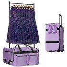 28-inch Dance Bag With Garment Rack  Rolling Dance Competition Duffle Bag With