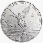 Roll Of 25 - 2024 Mexico 1 Onza Silver Libertad 1 Oz  999 Fine Silver Bu