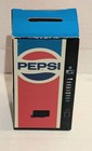 Vintage Pepsi-cola Advertising Vending Machine Bank 1985 Cardboard