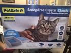 Petsafe Scoopfree Crystal Classic Self-cleaning Litter Box Includes Tray-new