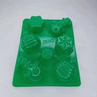 Jello Mold Christmas Holiday Jigglers Green Plastic Mold