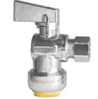 Efield 1 2 push Connect  3 8 od Compr  Push Fit Angle Stop Valve 1 4 Turn No Lead