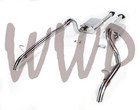 Dual Stainless 2 5  Catback Exhaust Muffler Kit 87-93 Ford Mustang 5 0l Foxbody