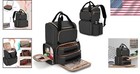 Durable Nail Polish Organizer Bag With Removable Cases   Tool Pockets - Compact