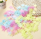 100 Pcs Glow In The Dark Luminous Stars Fluorescent Noctilucent adhesive 3d Glow