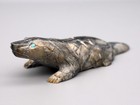 Herbert Him  Sr  Picasso Marble Zuni Badger Fetish
