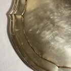 Vintage Solid Brass Queen Anne Oval Platter Made In India