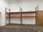 2 Sections  8    X 4    X 10    Tall Pallet Racking Industrial Warehouse Shelves Metal