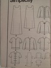 Oop Simplicity 5975 Womens Plus Sz Dress   Jacket In 6 Looks Pattern 18-24w Uc