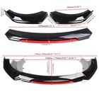 For Honda Cr-v Crv Front Bumper Lip Red Chin Spoiler Splitter  side Skirts