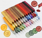 10 Pcs Assorted Colors Sealing Wax Sticks With Wicks For Letter Seal Waxstamp  C