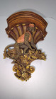 Antique Carved Servant Monkey Corbel Wall Shelf  8 25    Height X 7 5    Wide