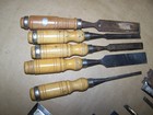 Vintage Wood Chisel Lot 14 Pc Woodworking Tools