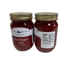 Amish Red Hot Pepper Jelly Non Gmo All Natural Vegan - 18 Oz - 2 Jars